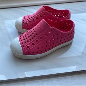NATIVE Jefferson Slip-on Shoes Size C7 Pink